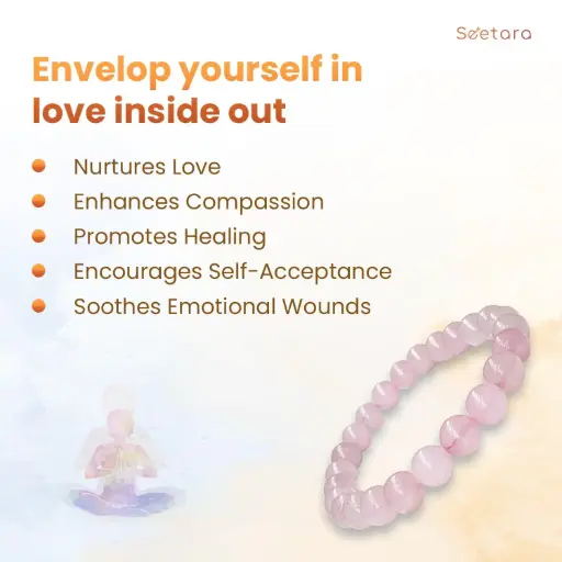 Rose quartz bracelet